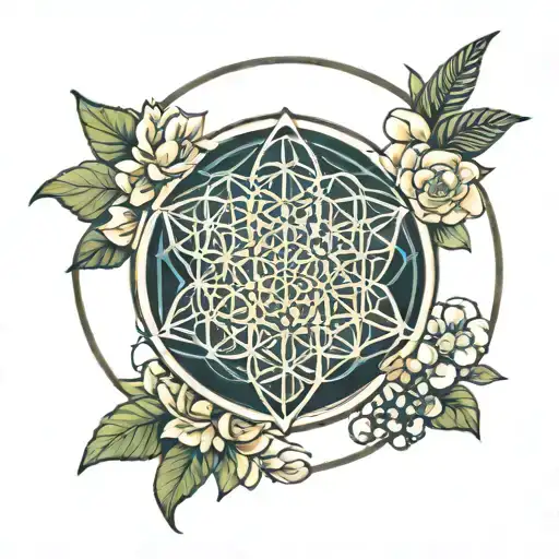 Flower Of Life In A Circle