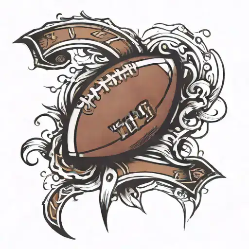 Football And Number 7 Phases