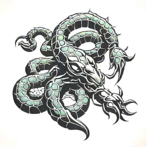 Scorpion With Snake Head