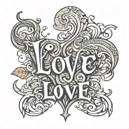 Lowest Mamal Word 'Love' Written