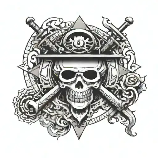 One Piece And Freemasonry Symbol