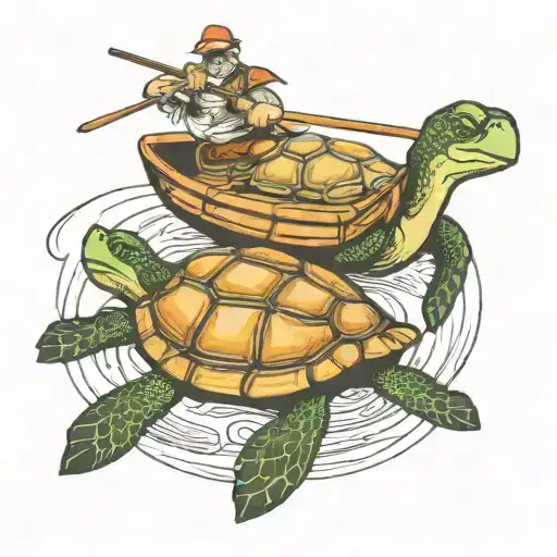 A Turtle And A Rower