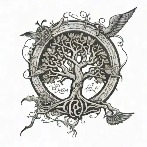Karma Tree Of Life Norse Rune