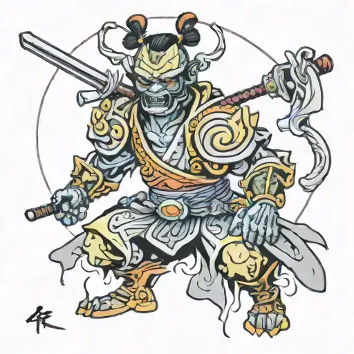 Zombie Cyborg Samurai