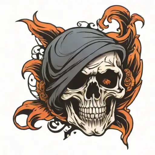 Boxing Gorey Bright Skull
