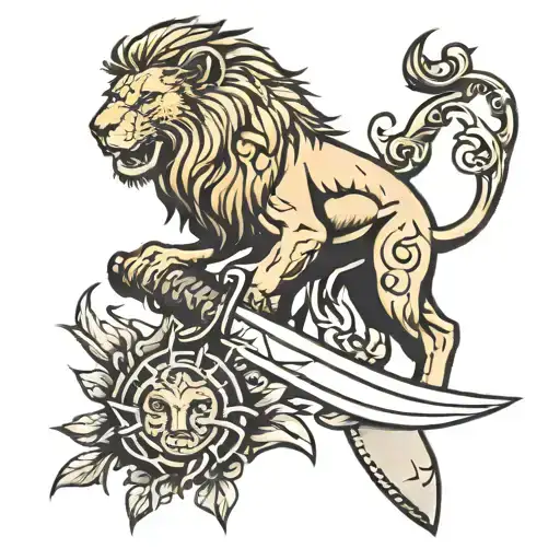 Knife And Lion