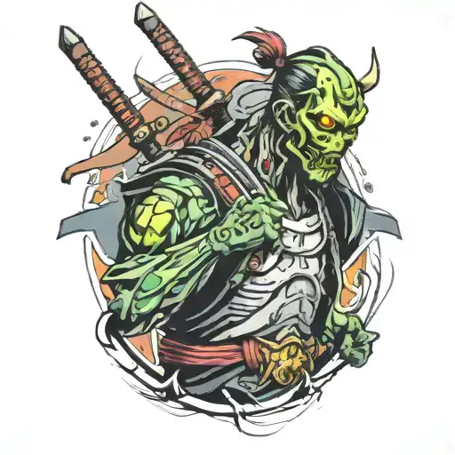 Zombie Cyborg Samurai