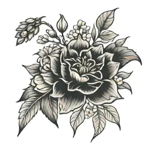 April And May Birth Flower Bouquet