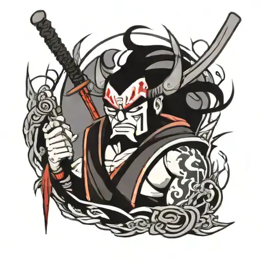 Samurai Jack Cartoon Character