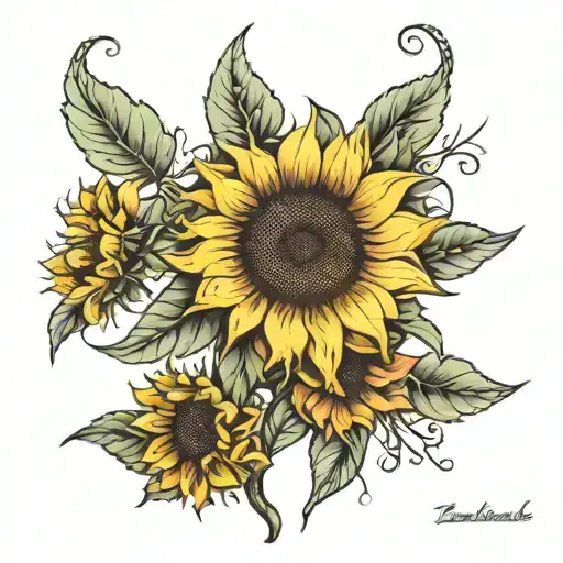 Xray Sunflower With The Words Sweetest Name I Know