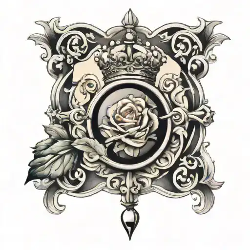 Tattersall With Crown Surrounded