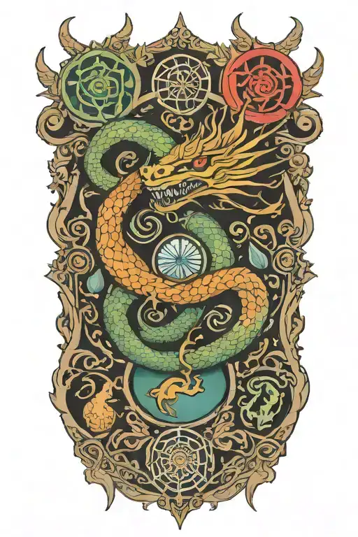 Armenian Dragon Stones Across A River Mountain Hammock Forest