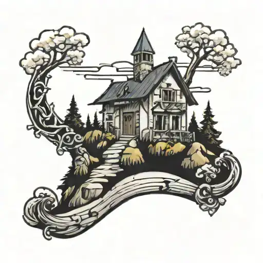 Over A Mountain Path This Is The Way To Heaven