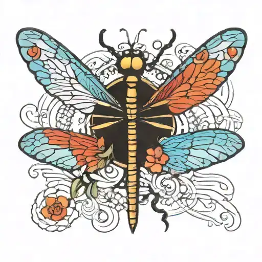 J And P Dragonfly Flying