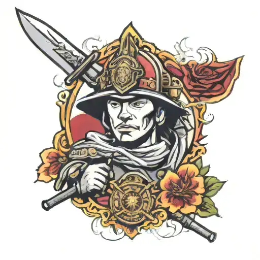 Filipino Warrior Firefighter Military Jasmine