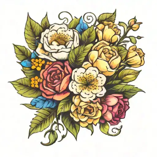 Birth Flower Bouquet