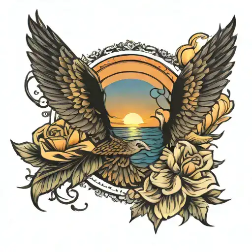 Sunset And The Word Yaffa