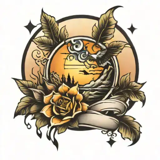 First Rays Of Sun Rising