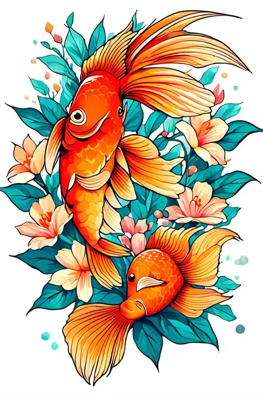 Kio Fish And Flowers