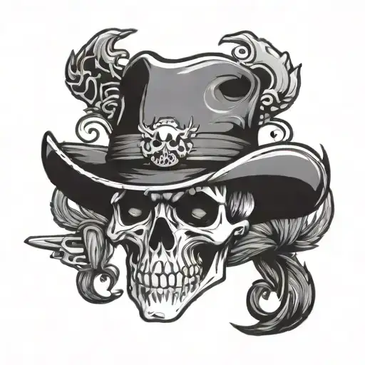 Misfits Logo Combined With Cowboy Hat