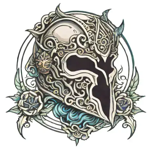 Hades Helmet In A Circle