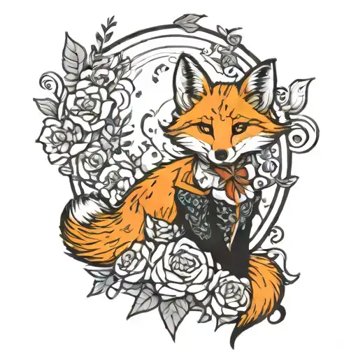 The Name Annabelle With A Fox Full Body