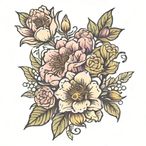 Birth Flower Bouquet