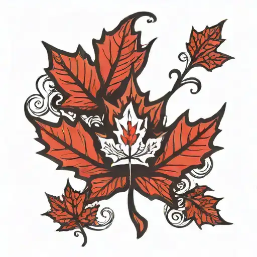 Maple Leaf Canada Flag