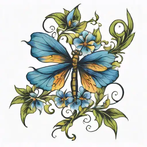 Dragonfly Morning Glory