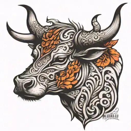 Bull Head With Filler