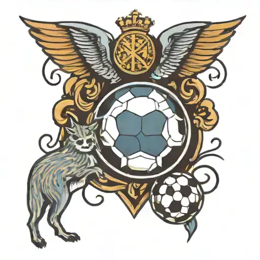 A Football Badge