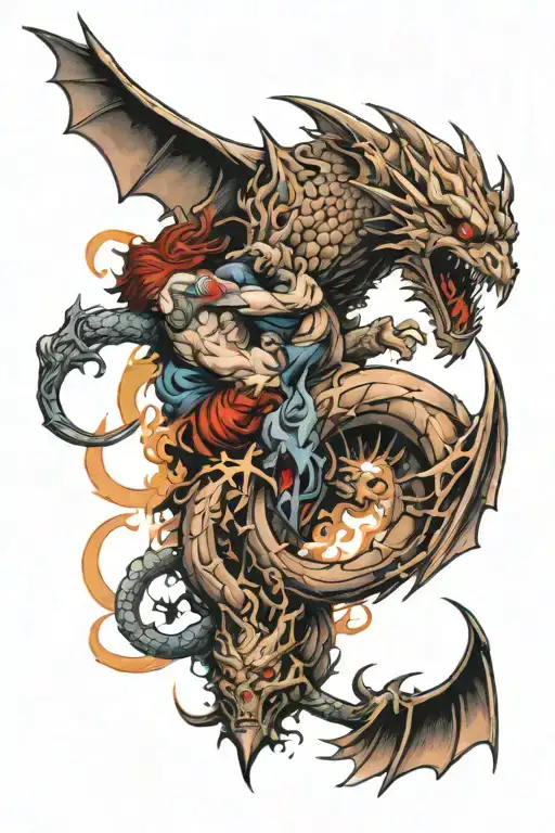 Good And Evil Fighting