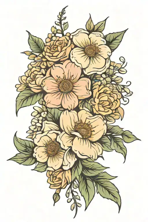 May And November Birth Flowers Bouquet