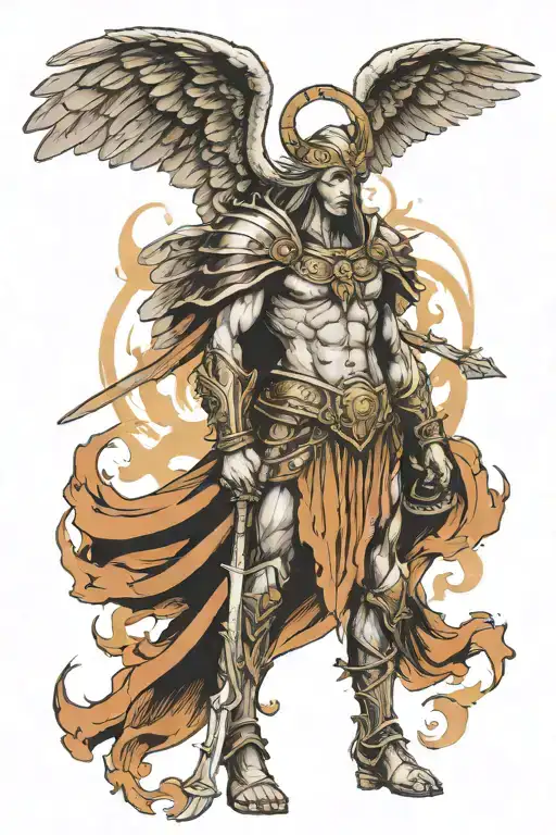 Defeated Angel Warrior Standing