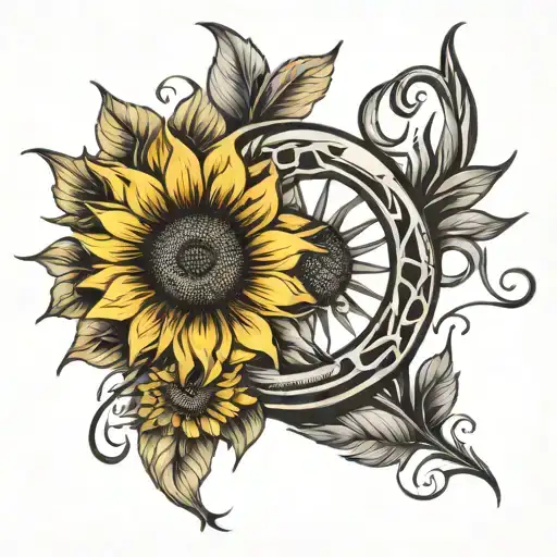 Horse Shoe Sunflower