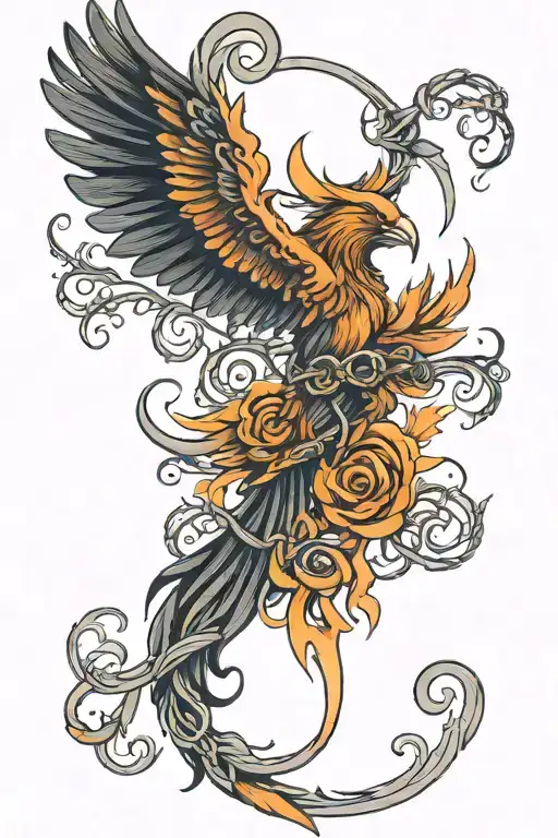 Phoenix Wings And A Noose Down The Spine