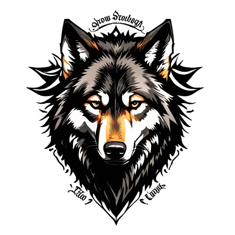 Wolf Show Strength Inspired