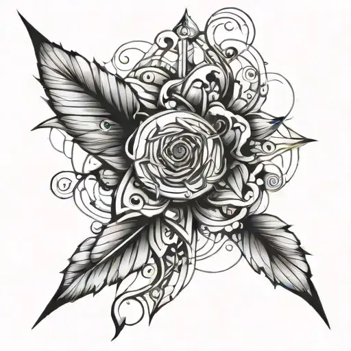 Fine Line Abstract Design