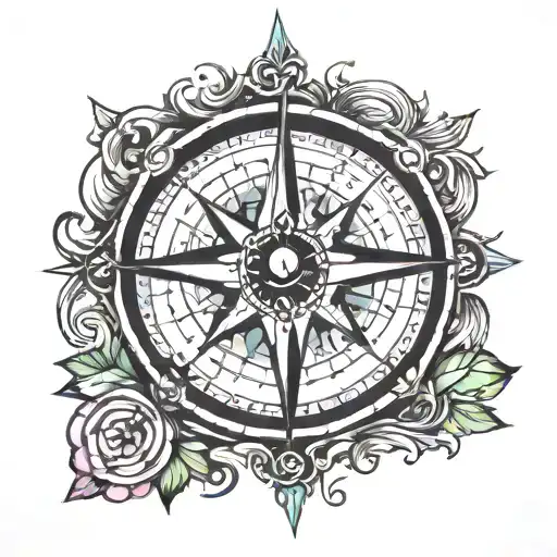 A Compass With Psychedelic Effect