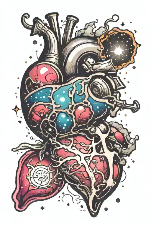 Space Galaxy Nebula Heart