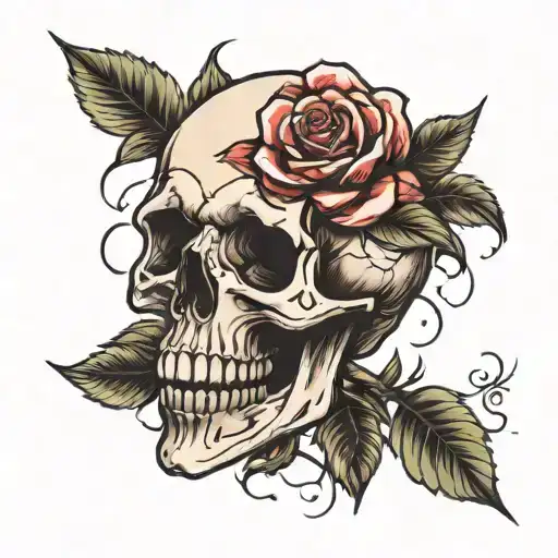 Skull Roses Growing