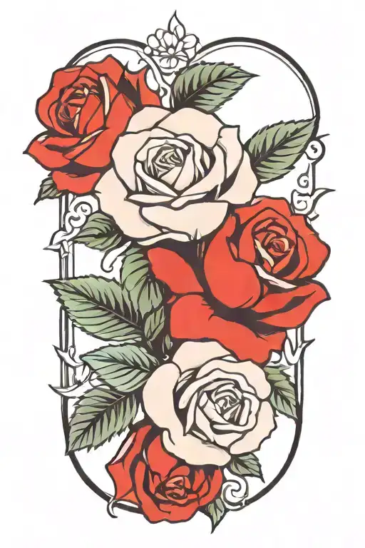 American Traditional Rose Small