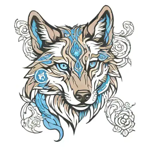Wolf Blue Eyes
