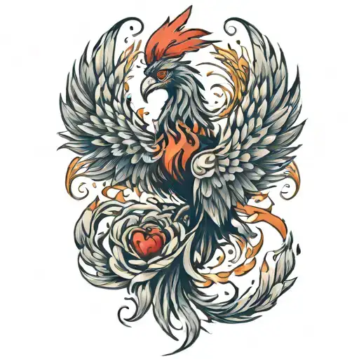 Phoenix And Heart