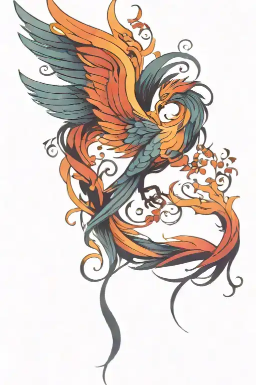 Phoenix And Heart