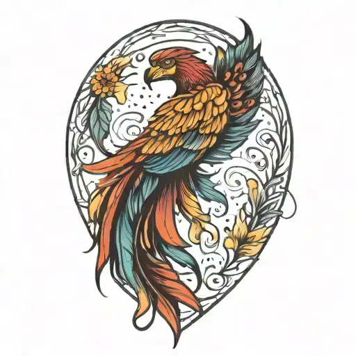 Brave Heart Phoenix Feathers