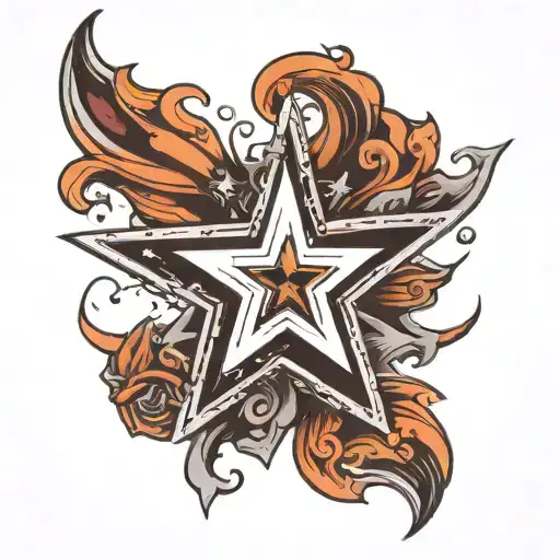 Simple Star And Ghost