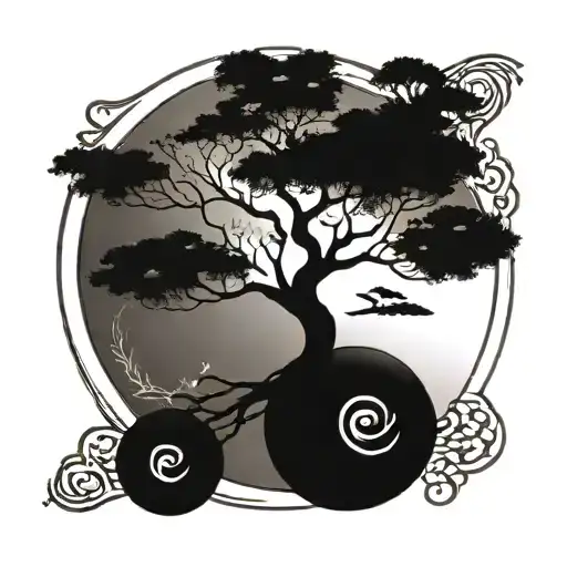 Zen Circle Bodhi Tree