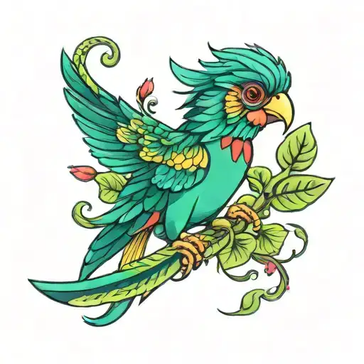 Quetzal Bird