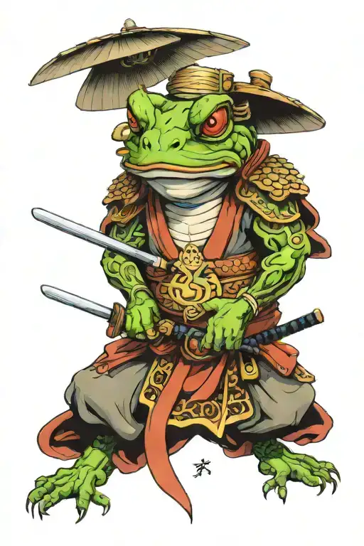 Samurai Toad Design